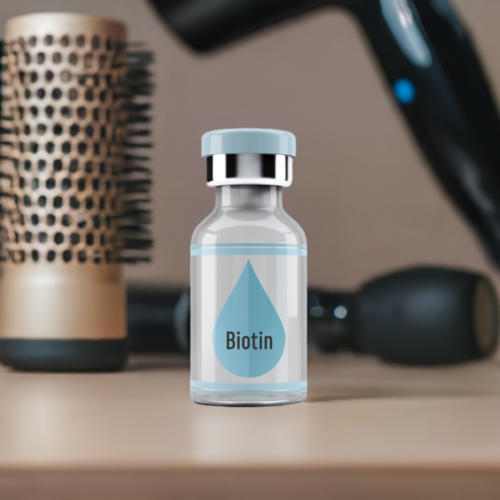 Biotin injection for healthy hair